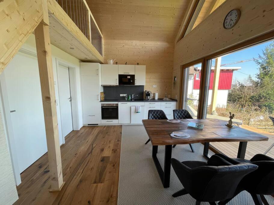 Zweistoeckiges Natur-Holzhaus Mit Berg- & Seesicht Horgenzell Bagian luar foto