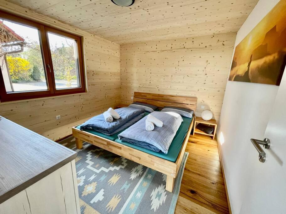 Zweistoeckiges Natur-Holzhaus Mit Berg- & Seesicht Horgenzell Bagian luar foto